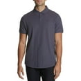 thumbnail image 2 of Cuts Clothing Men's Prestige Polo Curve Hem 100% Pima Cotton Shirt (Large, Cast Iron (Charcoal)), 2 of 4