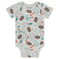 thumbnail image 3 of Infant & Newborn WEAR by Erin Andrews Miami Dolphins Three-Piece Turn Me Around Bodysuits & Pant Set, 3 of 5