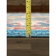 thumbnail image 6 of Pasargad Home Oushak Collection Wool Turquoise Area Rug- 6' 0" X  6' 1", 6 of 7