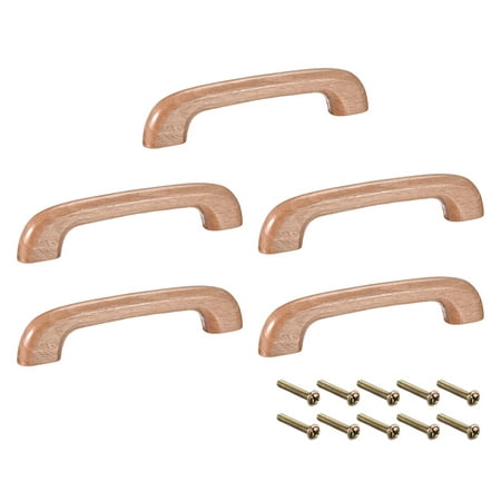 Wood Pull Handles 97mm Hole Distance 120mm Length Cabinet Drawer (Best Way To Clean Grease Off Wood Cabinets)