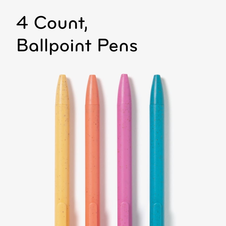 U Brands U-Eco Ballpoint Pens, 0.7mm, Black Ink, 4 Pack photo 6