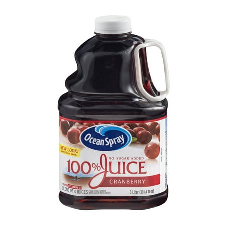 Ocean Spray 100% Juice, Cranberry, 101.4 Fl Oz, 1 Count