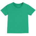 thumbnail image 4 of Einccm Kids Solid Color Short Sleeve T-Shirt - Classic Round Neck Casual Summer Top for Boys and Girls, Loose Fit Everyday Basic Tee for Toddler and Youth 2-15 Years, 4 of 6