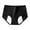Black, variant on Women'S Physiological Panties Seamless Mid-Waist Breathable Underwear Blue M
