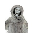 thumbnail image 2 of 36" Gray Touch Activated Hanging Death Reaper Halloween Decor, 2 of 2