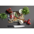 thumbnail image 3 of Cookies with Santa Claus Weihnachtsmann Glass Cutting Board Large 12 in x 15 in, 3 of 5