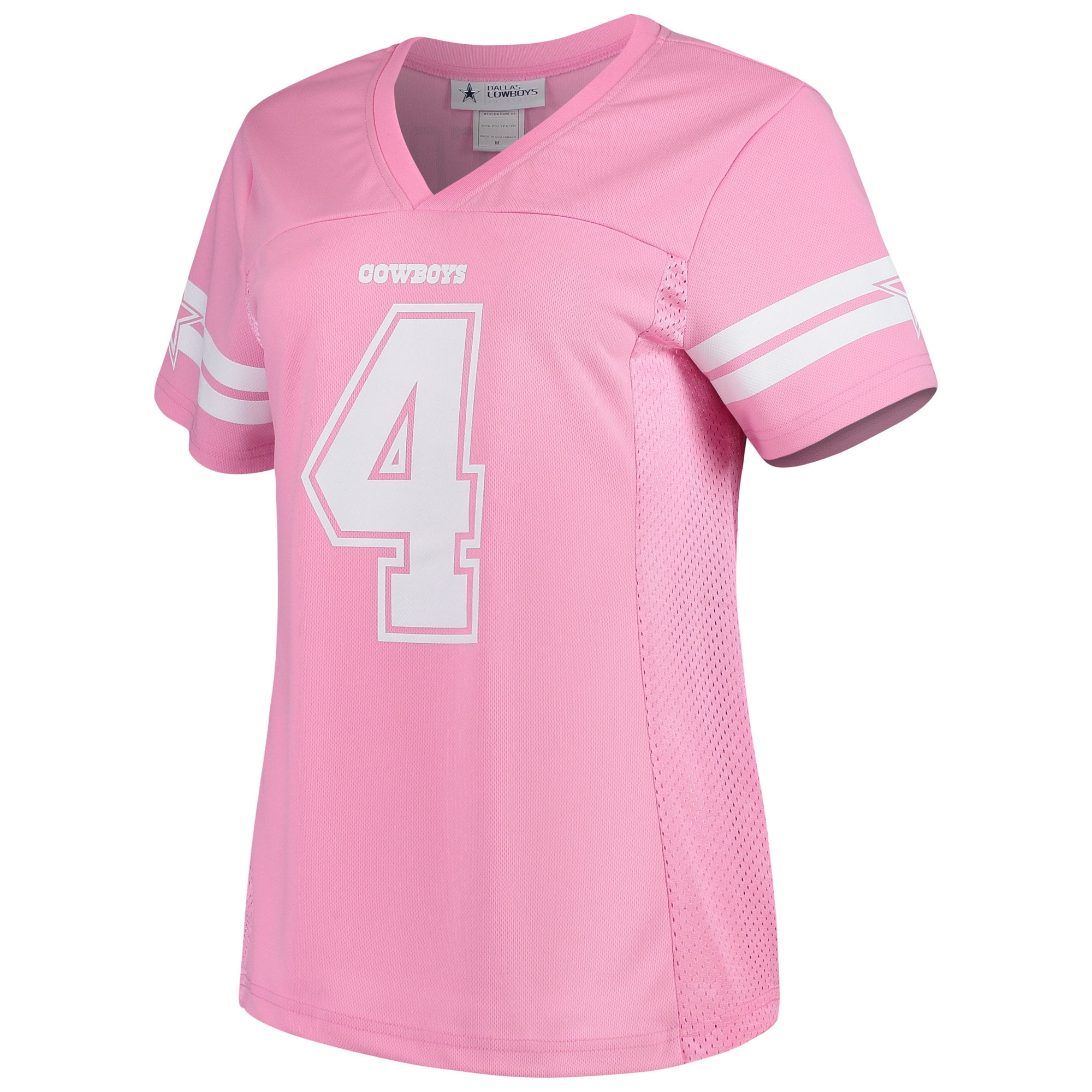 womens pink cowboys jersey