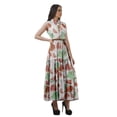 thumbnail image 2 of Moomaya Robes Chemises à Col pour Femmes Imprimées en Rayonne à Boutons Robes Maxi pour Femmes, 2 of 4