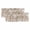 Mocha Brown, variant on 2 Pack Valances for Windows, Brown Beige Coastal Window Valances for Living Room/Bedroom/Bathroom, Nautical Starfish Coral Jellyfish Shell Sea Light Filtering Kitchen Curtain Valance 42"W x12" L