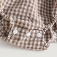 thumbnail image 7 of Gerichy Newborn Baby Girl Fall Winter Outfit Set Plaid Romper Dress Ruffles Long Sleeve Clothes Jumpsuit with Bow Headband 0-18 Months, 7 of 7