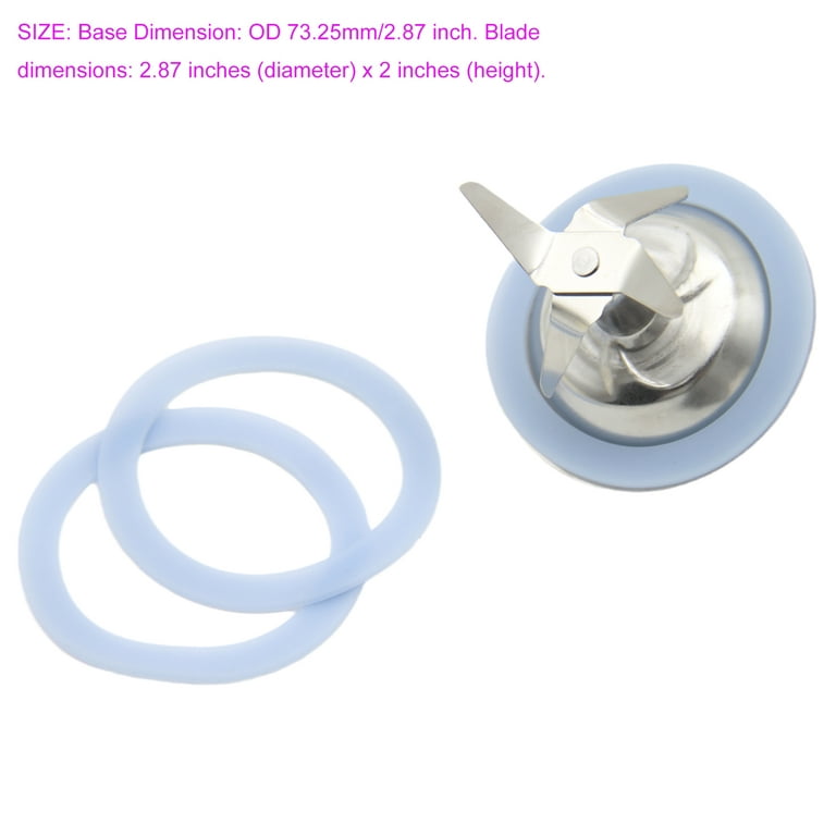Stainless Steel Blender Blade with Ring Seal Gasket Compatible with Black  Decker, Replace 77666SS BL300 BL450 BL500 BL300 BL450 BL550 BL600 BL600B