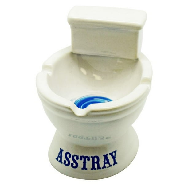 Toilet Ceramic Ashtray 3"x4"