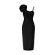 thumbnail image 1 of Vestido Bellabarnetten Halter Flowers, vestido midi con vendaje, 1 of 7