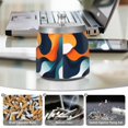 thumbnail image 6 of Yayeee Ashtray with Lid for Cigarette Smokeless Stainless Steel Home Ash Holder, Green Abstract Wavy, 6 of 7