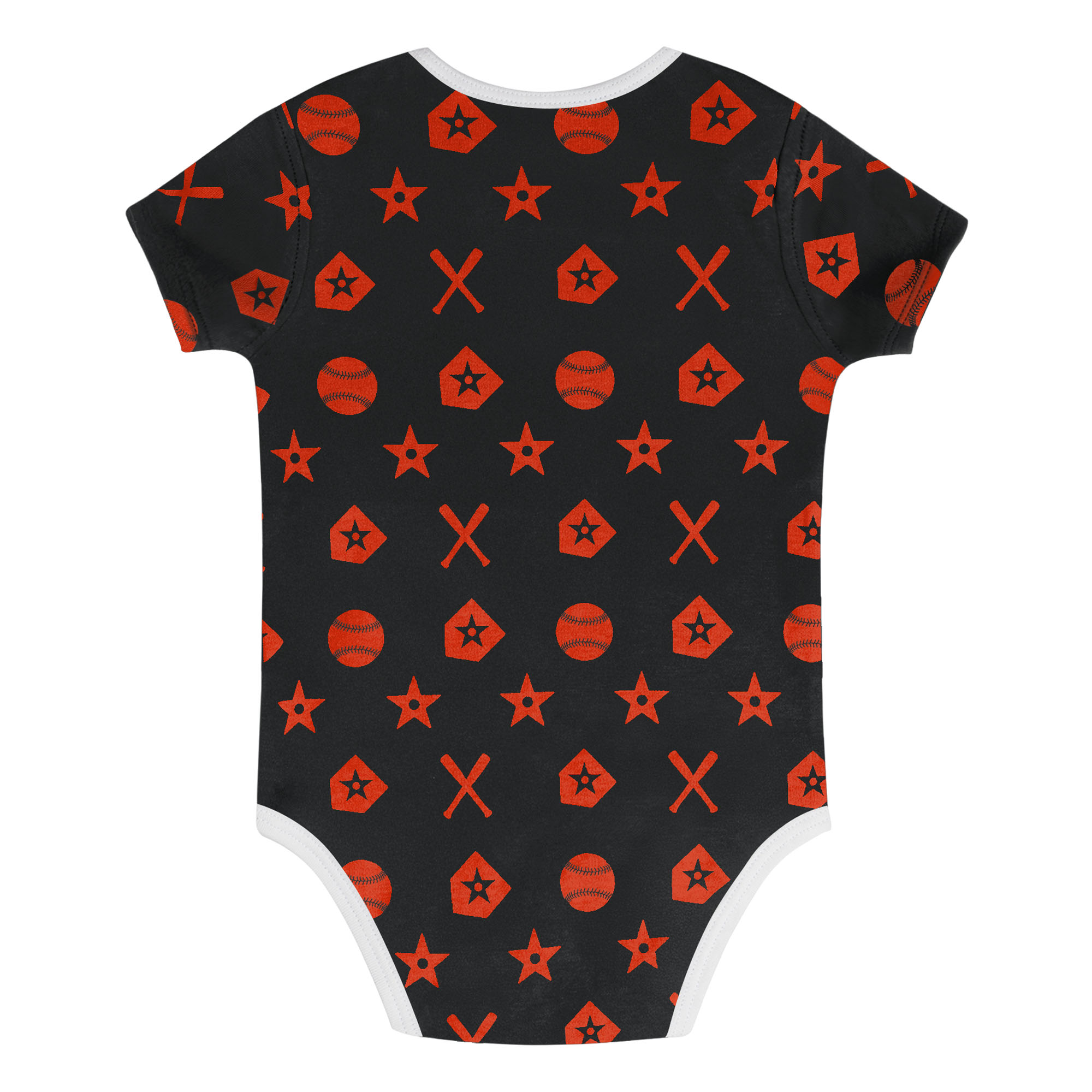 Infant  Black San Francisco Giants On Deck 2-Piece Diaper Cover Set