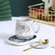 thumbnail image 4 of Conjunto de Regalo de Té Taza de Café Conjunto de Calentador Taza de Café de Escritorio Calentador de Bebidas Eléctricas Inteligentes 14.8x14.3x11.02cm Cerámica Gris Adecuada para Café Té Regalo de Dí, 4 of 6