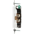thumbnail image 5 of Leviton 16342-W Decora Duplex Receptacle Commercial Grade 5-20R 20A 125V Side Wired - White, 5 of 5