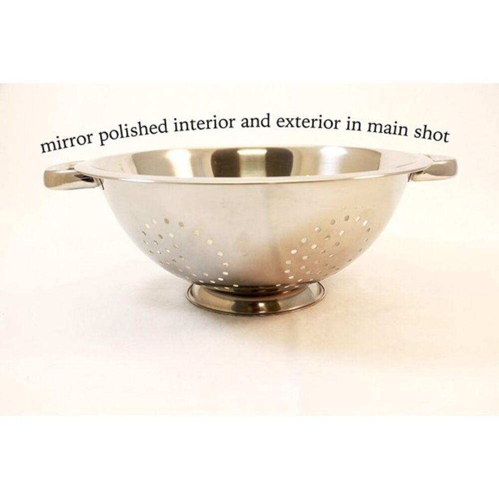 Cook Pro Stainless Steel Colander, 5 Quart - image 3 of 6
