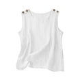 thumbnail image 7 of Tank Tops for Women Solid Color Sleeveless Crew Neck Trendy Casual Dressy Pullover Shirt Workout Blouses, 7 of 7