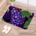 thumbnail image 5 of Grape Non-Slip Polyester Door Rug Chair Mat Kitchen Rugs, Machine Washable, 5 of 6