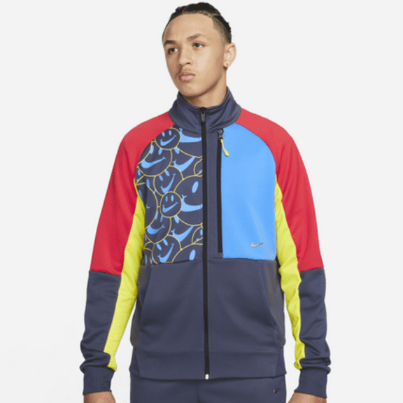 Nike N98 Smile Men’s Track Jacket - Blue Full Zip, Size XXL