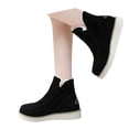 thumbnail image 3 of Wovix Women's Snow Boots Winter Ankle Snow Boots Classic Resistant Ankle Boots Comfortable Trendy Daily Shoes Outdoor Activities Black 37, 3 of 5