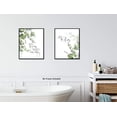 thumbnail image 4 of Botanical Bathroom Decor Wall Art Prints –Unframed Set of 2 ( 12x16 Inch )– Wash your Worries Away and Relax Signs Bathroom Wall Decor, Sage Green Greenery Eucalyptus Leaf Leaves Minimalist Watercolor, 4 of 7