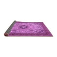 thumbnail image 2 of Ahgly Company Indoor Square Medallion Purple Traditional Area Rugs, 8' Square, 2 of 4