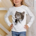 thumbnail image 3 of Ropa para niños de 8 a 14 años, linda camiseta de otoño 2023, informal, con estampado de manga larga, camisetas blancas de moda, ropa para niñas, 3 of 4