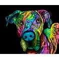 thumbnail image 2 of Dean Russo Collection 14x12 Black Ornate Wood Framed with Double Matting Museum Art Print Titled - Indelible Dane, 2 of 4