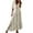 White dress for women, variant on ZZwxWA Maxi Dresses for Women Elbow-Length V-Neck Geometric Print Summer Long Dress Plus Size Loose Swing Tassel Beach Boho Long Sun Dresses White M