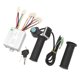 thumbnail image 3 of Kit de empuñadura de acelerador con pantalla LCD y protección de circuito, 12 V, seguridad y rendimiento mejorados, controlador de bicicleta/patinete eléctrico de 500 W, 3 of 8