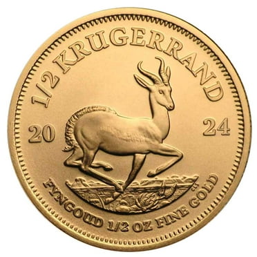 2024 South Africa Gold Krugerrand 1/2 oz BU