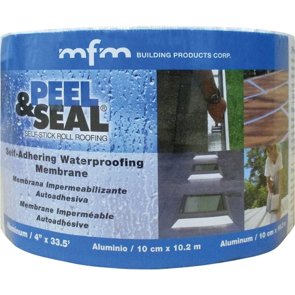MFM Building Products MFM Peel & Seal Aluminum Roll Roofing - Pack of 2