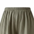 thumbnail image 4 of SEMPAI Women's Elastic High Waist Sweatpants Linen Pants Casual Jogger Lounge Pants Athletic Baggy Trousers with Pockets, 4 of 5