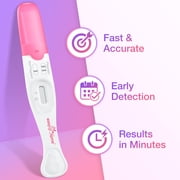Easy@Home Ovulation & Pregnancy Test Kit: 50 Ovulation Test Strips + 3 Pregnancy Tests + 2 Collapsible Pee Cups for TTC