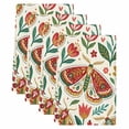 thumbnail image 2 of Butterfly Flower Kitchen Towels Set of 4, Spring Watercolor Floral Leaf Beige Absorbent Dish Towels for Kitchen, Microfiber Hand Towel, Quick Drying Tea Towel for Cleaning Decorative Dishcloths, 2 of 7