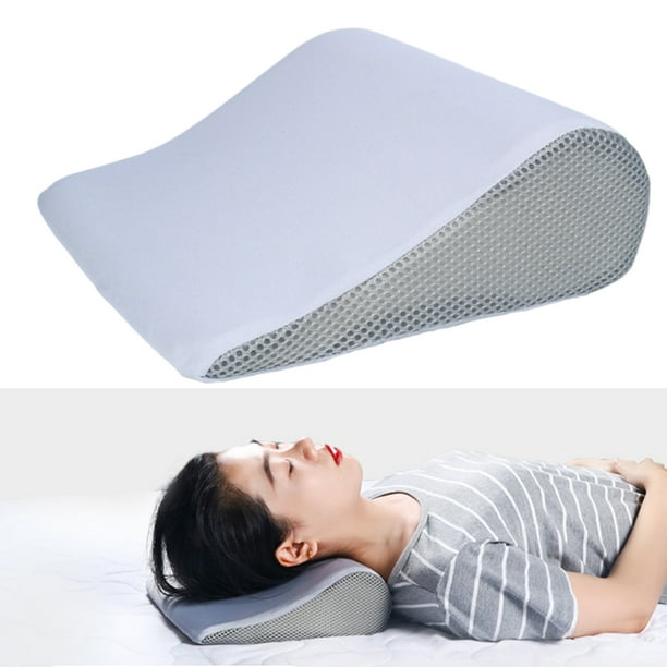Almohada cervical de espuma viscoelastica para el cuello ortopedica ergonomica suave para durmientes de estomago oficinistas maestros Sunnimix Almohada Cervical Walmart en linea