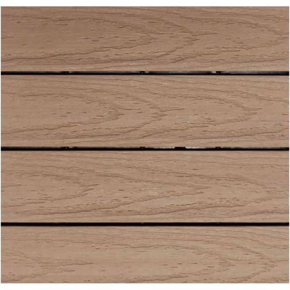 UltraShield Naturale 1 ft. x 1 ft. Quick Deck Outdoor Composite Deck Tile Sample (Canadian Maple)