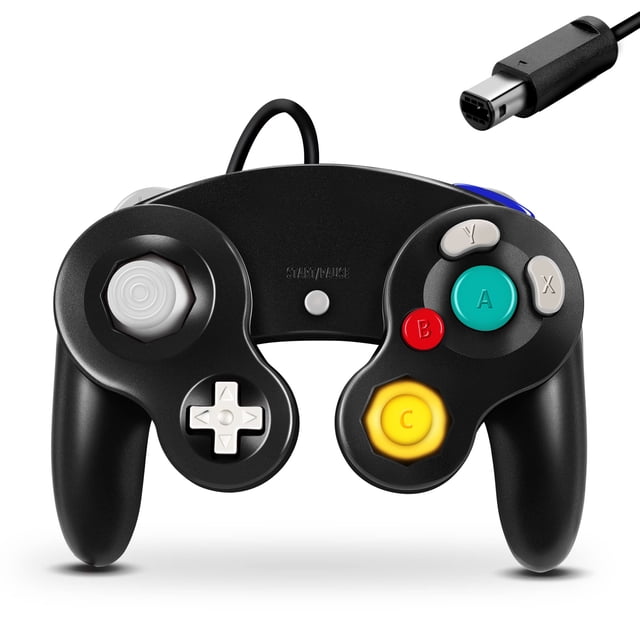 Mando para Gamecube, mando clásico con cable para Wii y Gamecube, mando NGC para videojuegos, longitud del cable: 1,5 metros