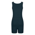 thumbnail image 5 of Joau Workout Sets for Women Matching 2 Piece Seamless Ribbed Sports Bra Crop Tank Top and High Waist Shorts Yoga Gym Tracksuits Outfits Active Set, 5 of 7