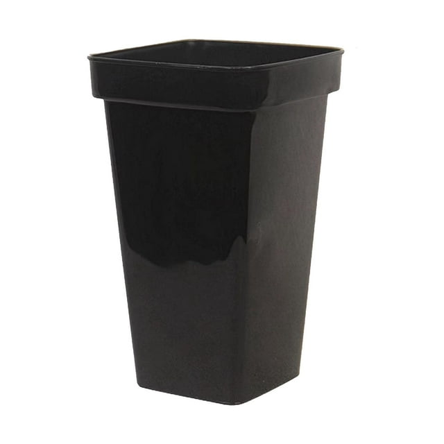 veasfak PP Flower Bucket for Cut Flowers Flower Container Decorative Versatile for Hotel Black Size M