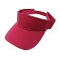 thumbnail image 1 of 12 Pack Sun Visor Adjustable Cap Hat Athletic Wear - One Dozen (Hot Pink), 1 of 2