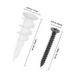 thumbnail image 2 of BESTYASH 100 Sets Of Wall Anchors And Screws For Drywall With Metal Components For Secure Hold, 2 of 8
