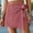 Brick Red, variant on SNKSDGM Women's Plus Women's Pants with Pockets under 20 Women Linen Pants Capri Summer Women's Textured Solid Color Skirt Shorts Fashion Forward Breathable Casual Skort for Daily Wear