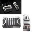 thumbnail image 3 of Stainless Steel Car Brake Gas Pedals Protection Cover For Jaguar XE XF For XJ XJL, 3 of 7
