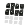 thumbnail image 4 of Mini Caster Wheels, Adhesive 360 Degree Rotating  Pulley Plastic Castor Stick On Castors for Plastic Storage Bins Container, 4 of 8