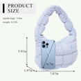 thumbnail image 3 of Kukuzhu Small Quilted Tote Bag for Women, Soft Puffer Tote Bag Lightweight Designer Pleated Hobo Bags Handbag Puff Bags, 3 of 7