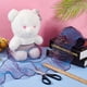 thumbnail image 4 of Tela de tul de organza de 7 yardas con volantes, pliegues, ribete de gasa, apliques y encaje., 4 of 9