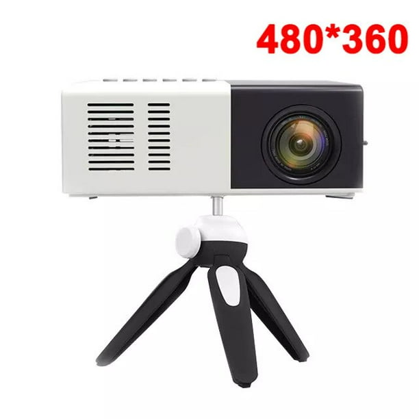 Salange J9Pro Mini proyector LED Home Media Player Audio Portable Proyectors 480x360 píxeles compatible con 1080P HDMI USB Video Beamer Tan Jianjun unisex